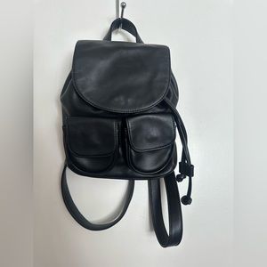 Wild fable leather backpack